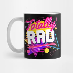 Totally Rad 80s Shapes Geometric Style Awesome Vintage Mug